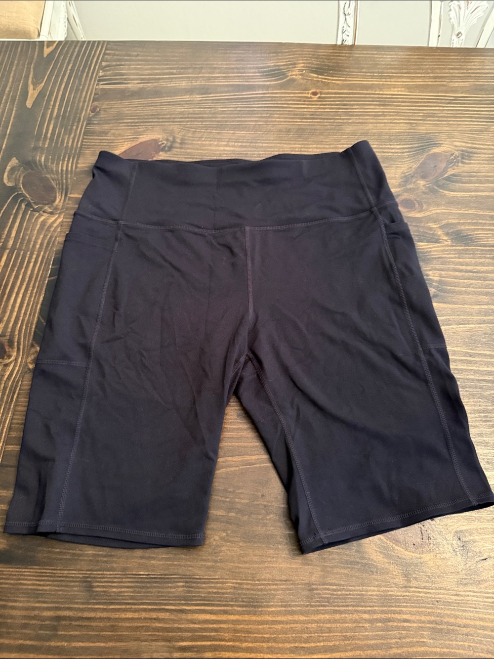 Skechers Black High-Rise Bike Shorts